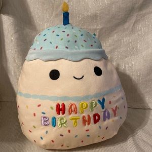 Squishmallows 10” Kiks the “HAPPY BIRTHDAY“ cake plush soft toy without tag #389